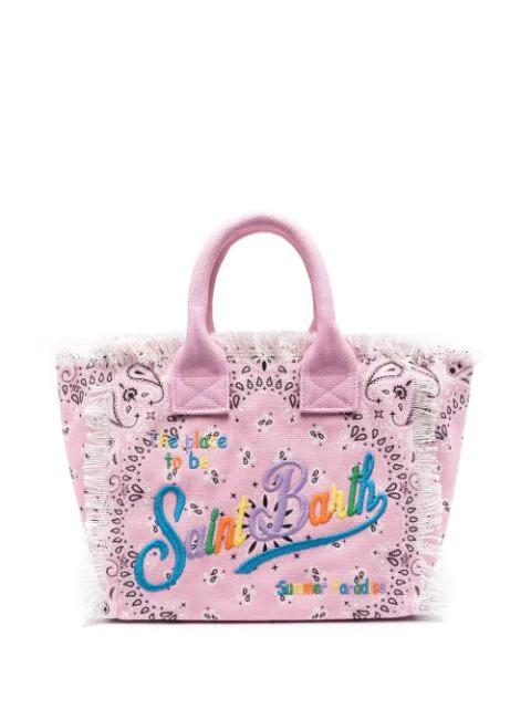 Colette embroidered-logo beach bag by MC2 SAINT BARTH