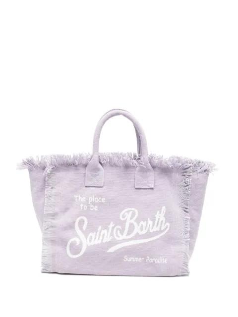 Colette frayed-detail tote bag by MC2 SAINT BARTH