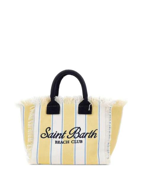 Colette frayed striped tote bag by MC2 SAINT BARTH