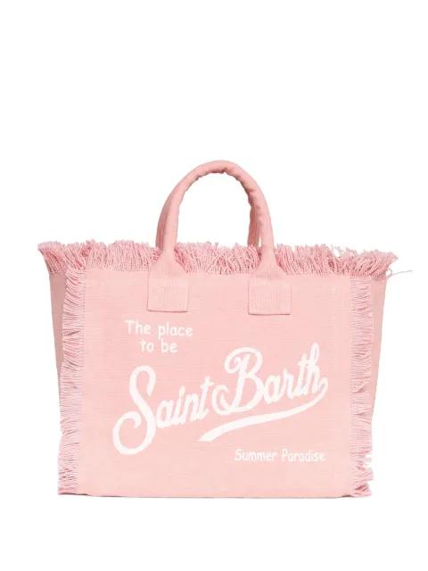 Colette fringe-trim tote bag by MC2 SAINT BARTH