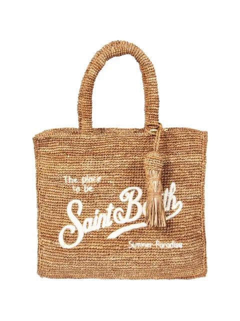 Colette raffia tote bag by MC2 SAINT BARTH