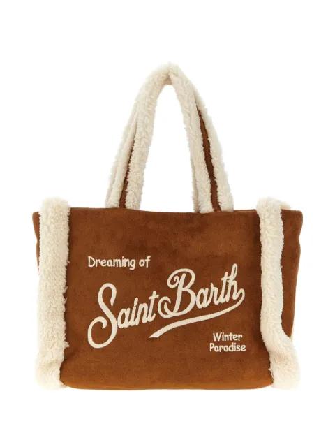 Colette shearling-lined tote bag by MC2 SAINT BARTH