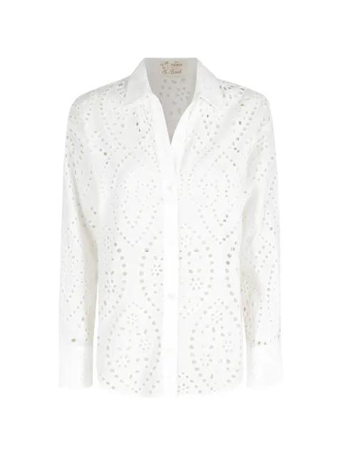 Cristal broderie anglaise shirt by MC2 SAINT BARTH