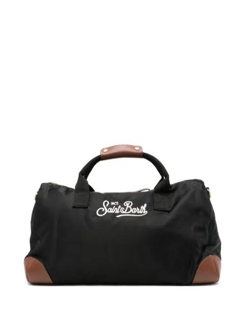 Daily logo-embroidered contrast-trim tote bag by MC2 SAINT BARTH