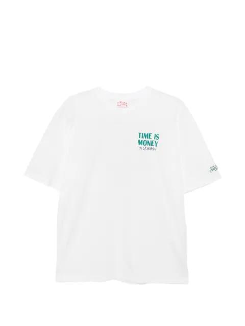 Delmar slogan-print cotton T-shirt by MC2 SAINT BARTH