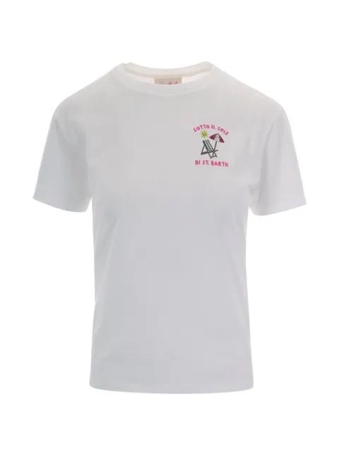 Emilie embellished T-shirt by MC2 SAINT BARTH