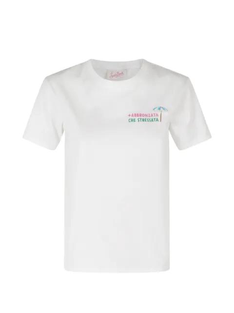 Emilie embroidered T-shirt by MC2 SAINT BARTH