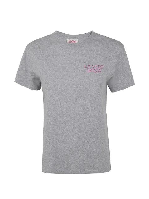 Emilie embroidered T-shirt by MC2 SAINT BARTH