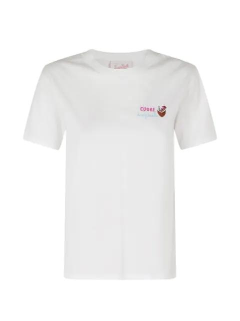 Emilie embroidered T-shirt by MC2 SAINT BARTH