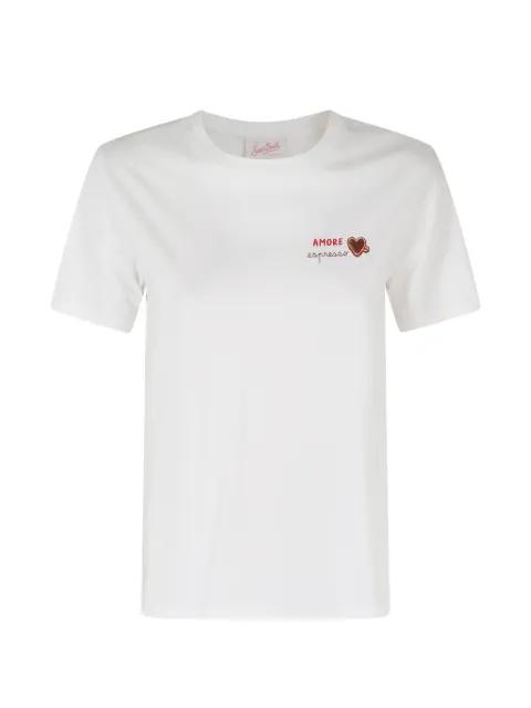 Emilie embroidered T-shirt by MC2 SAINT BARTH