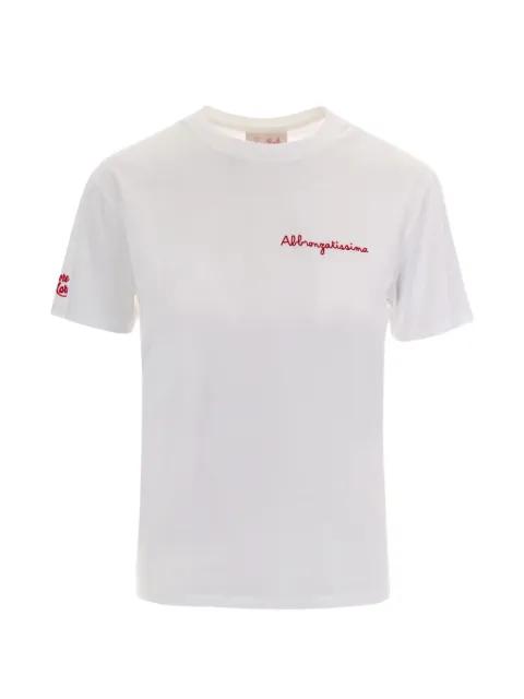 Emilie embroidered cotton T-shirt by MC2 SAINT BARTH