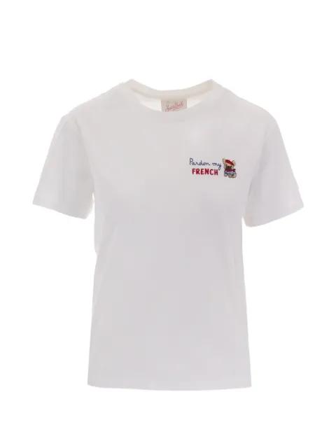 Emilie embroidered-motif T-shirt by MC2 SAINT BARTH