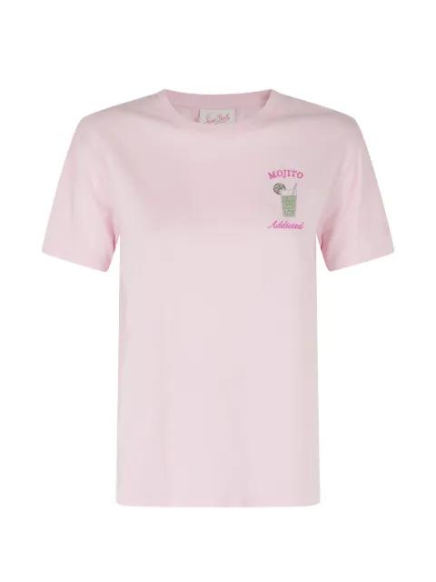 Emilie rhinestone-embellished T-shirt by MC2 SAINT BARTH