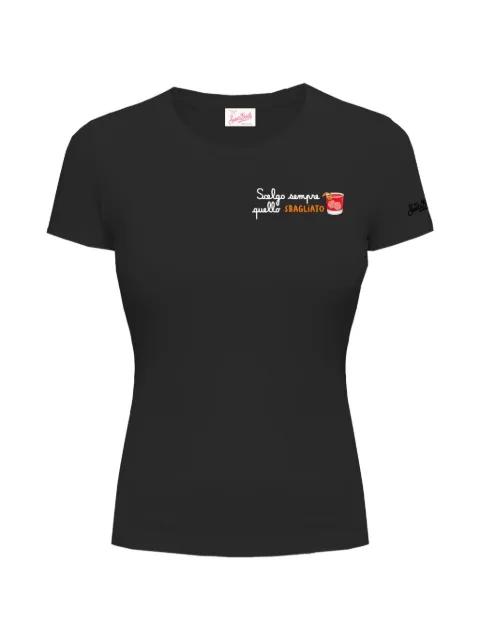 Esme chest-print T-shirt by MC2 SAINT BARTH
