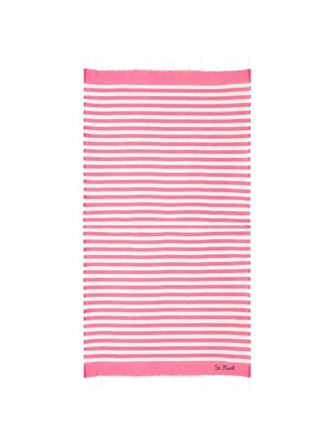 Fouta striped beach towel by MC2 SAINT BARTH