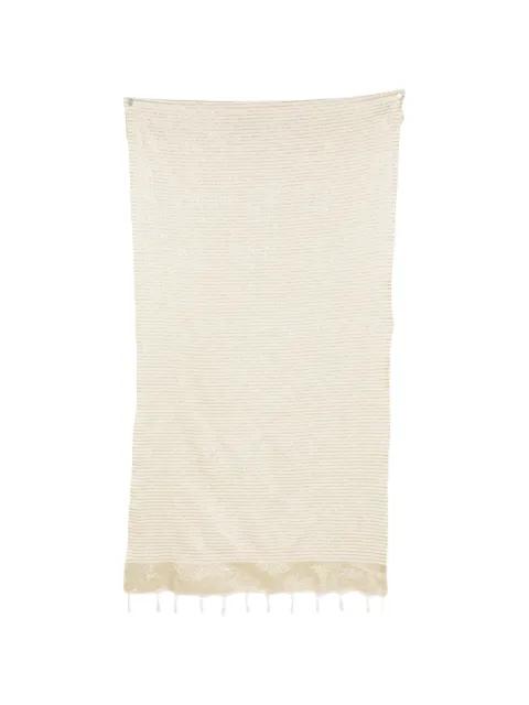 Foutas striped beach towel by MC2 SAINT BARTH