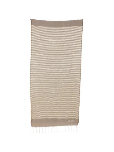 Foutas striped fringed beach towel by MC2 SAINT BARTH