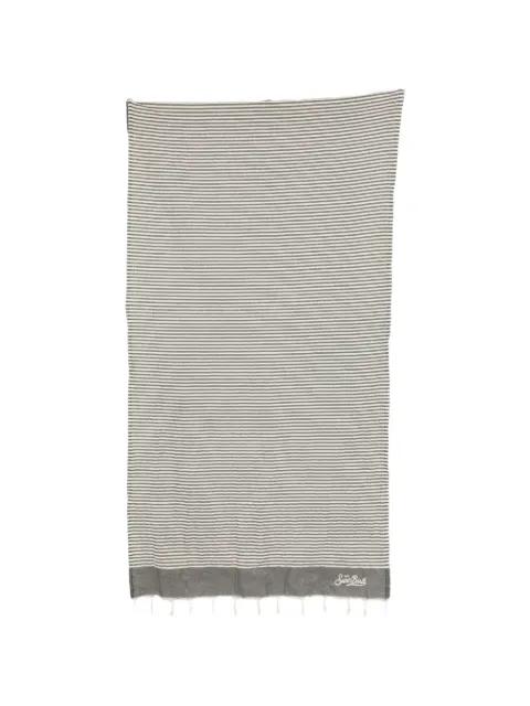 Foutas striped fringed beach towel by MC2 SAINT BARTH