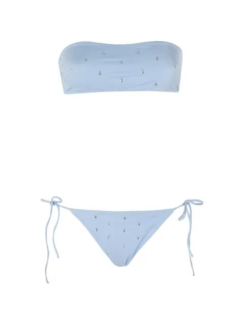 Glimmer rhinestone-embellished bikini by MC2 SAINT BARTH