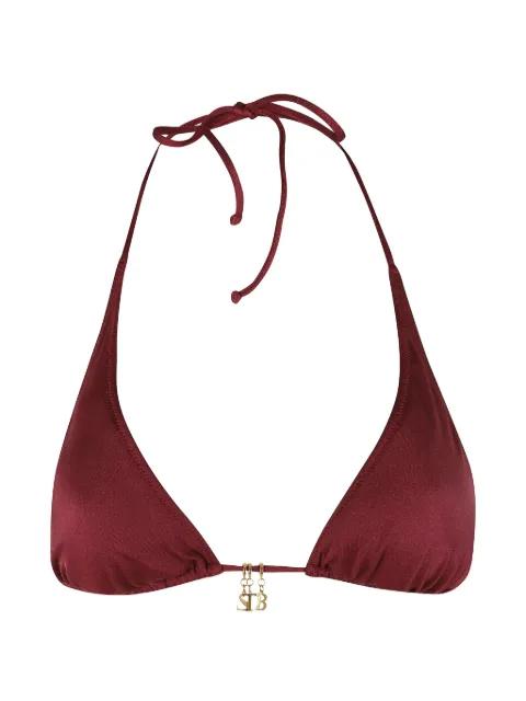 Guiana charm-detail bikini top by MC2 SAINT BARTH