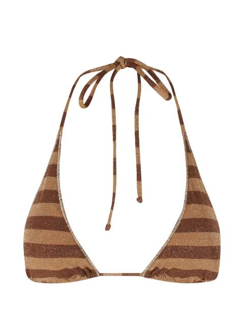 Guiana striped bikini top by MC2 SAINT BARTH