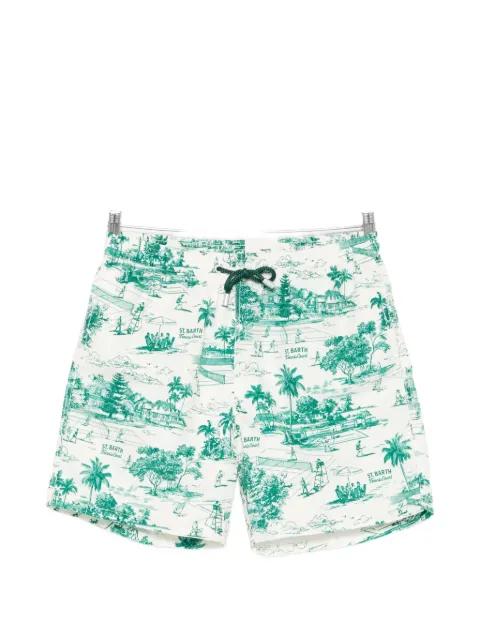 Gustavia printed swim shorts by MC2 SAINT BARTH