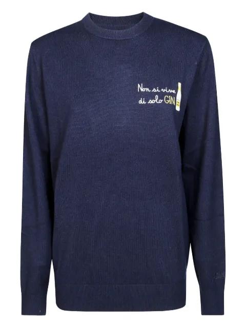 Heron Light embroidered sweater by MC2 SAINT BARTH