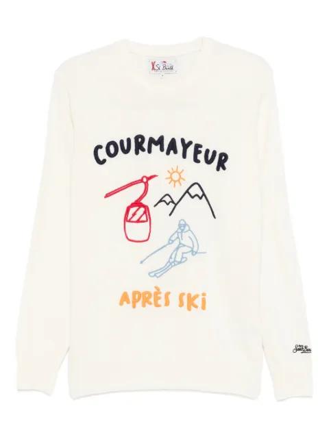 Heron embroidered sweater by MC2 SAINT BARTH