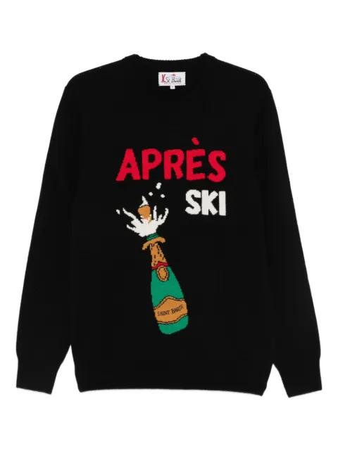 Heron graphic-intarsia sweater by MC2 SAINT BARTH