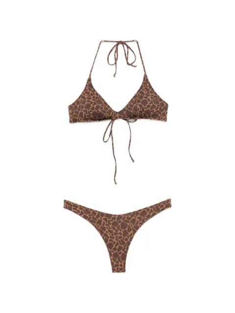 Hesni animal-print bikini by MC2 SAINT BARTH
