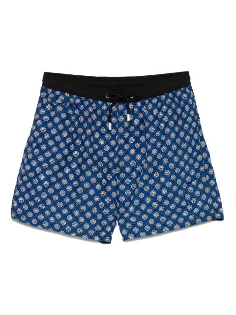 Inter-print swim shorts by MC2 SAINT BARTH