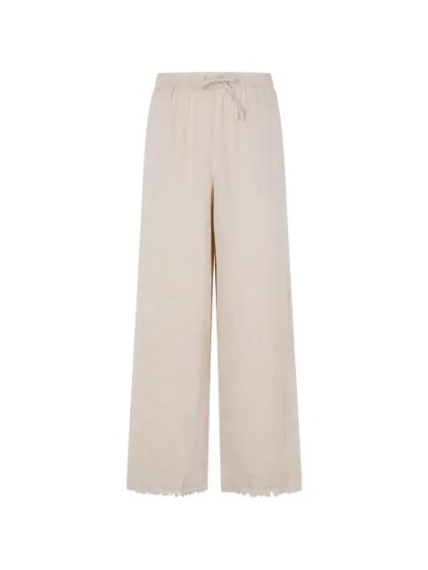Irma fringe-hem trousers by MC2 SAINT BARTH