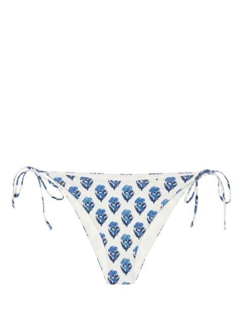 Jaipur-flower-print bikini bottom by MC2 SAINT BARTH