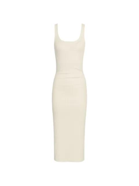 Jennifer ribbed logo dress by MC2 SAINT BARTH