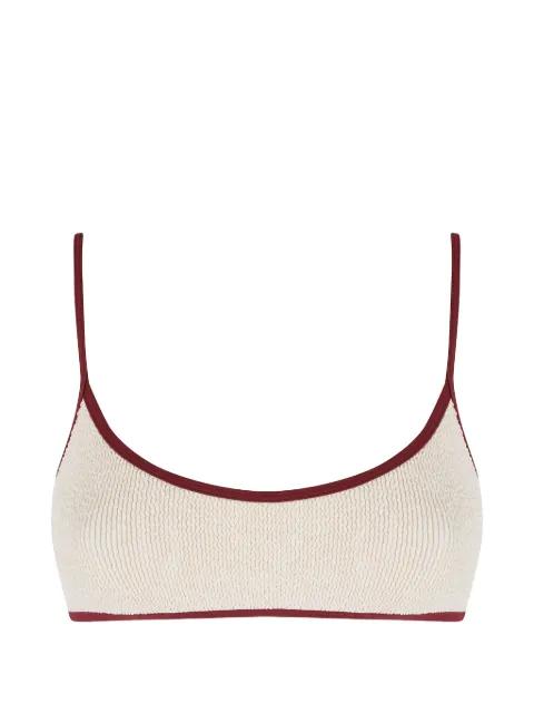 Judy crinkle bikini top by MC2 SAINT BARTH