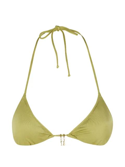 Leah charm-detail bikini top by MC2 SAINT BARTH