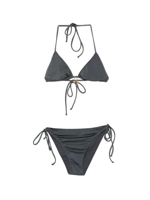 Leah charm-embellished bikini by MC2 SAINT BARTH