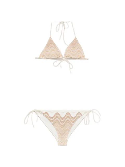 Levyne tie-fastening bikini by MC2 SAINT BARTH