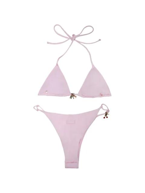 Lezzy charm-detail bikini by MC2 SAINT BARTH
