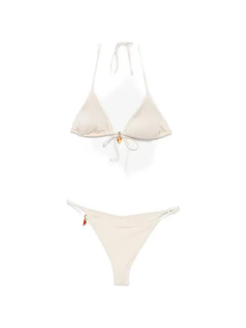 Lezzy charm-embellished bikini by MC2 SAINT BARTH