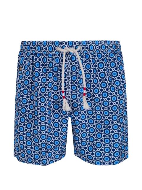 Lighting 70 Geo Kaleidos geometric-print swim shorts by MC2 SAINT BARTH