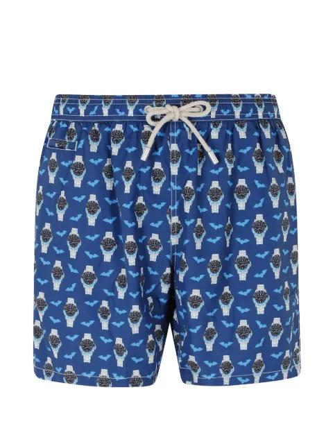 Lighting Micro Fantasy drawstring swim shorts by MC2 SAINT BARTH