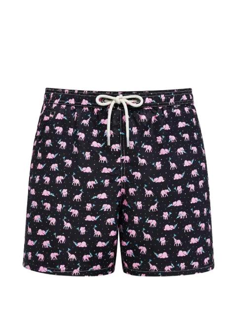 Lighting Micro Fantasy elephant-print swim shorts by MC2 SAINT BARTH
