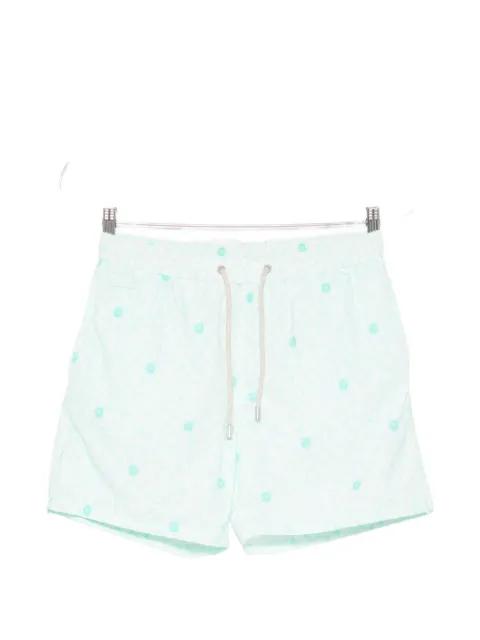 Lighting Micro floral-print swim shorts by MC2 SAINT BARTH