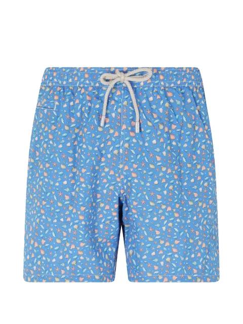Lighting Micro shell-print swim shorts by MC2 SAINT BARTH