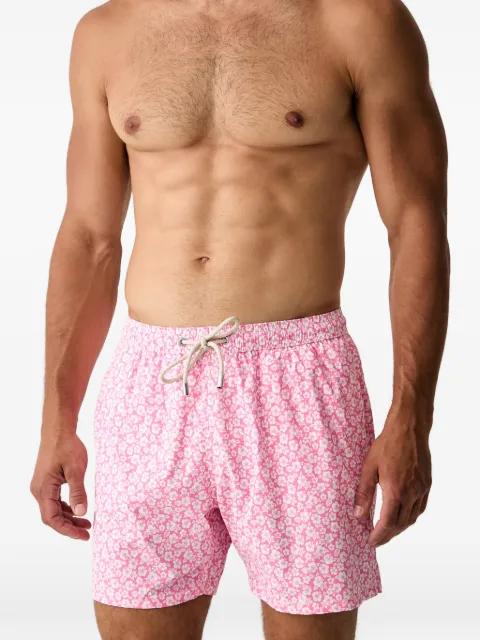 Lighting floral-print swim shorts by MC2 SAINT BARTH