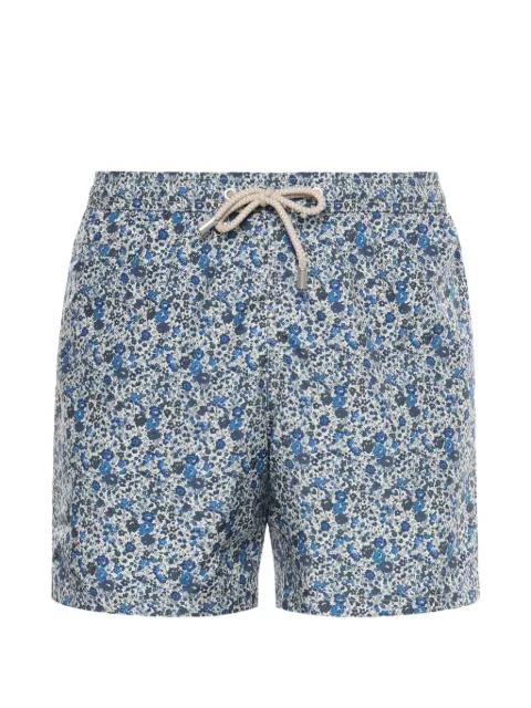 Lighting floral-print swim shorts by MC2 SAINT BARTH