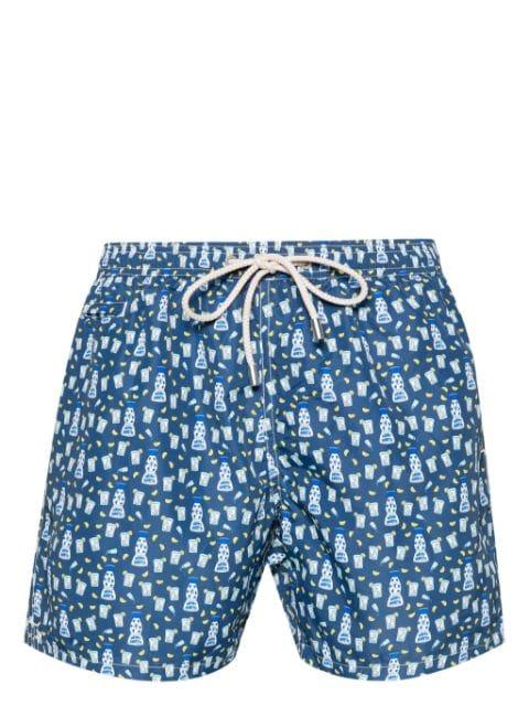 Lightning Micro swim shorts by MC2 SAINT BARTH