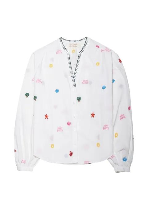 Liona embroidered blouse by MC2 SAINT BARTH