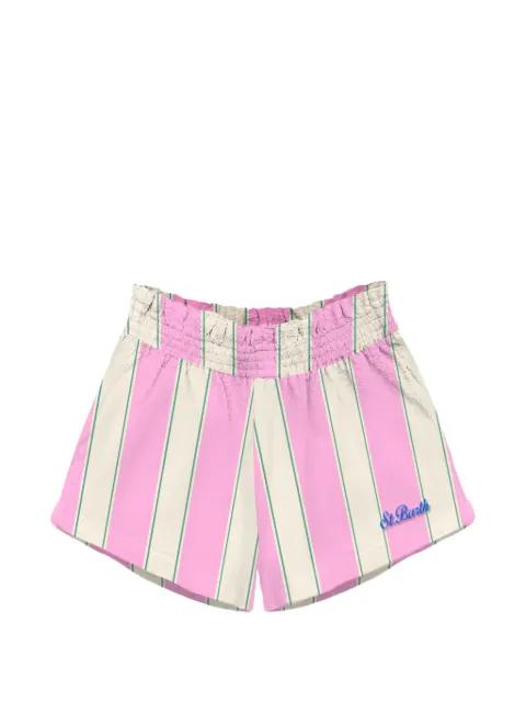 Maeve striped mini shorts by MC2 SAINT BARTH